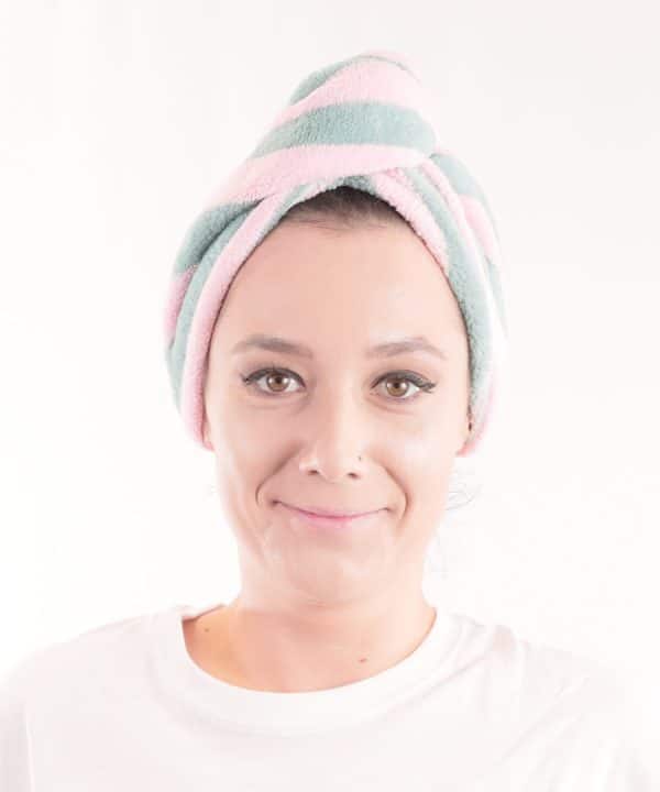 sada uterákov z mikrovlákna na rýchle sušenie vlasov